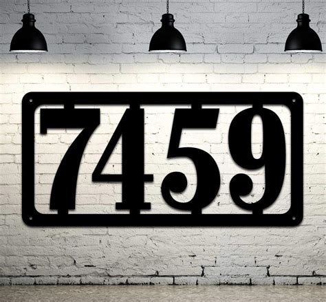 extra large metal house numbers|12 inch address numbers white.